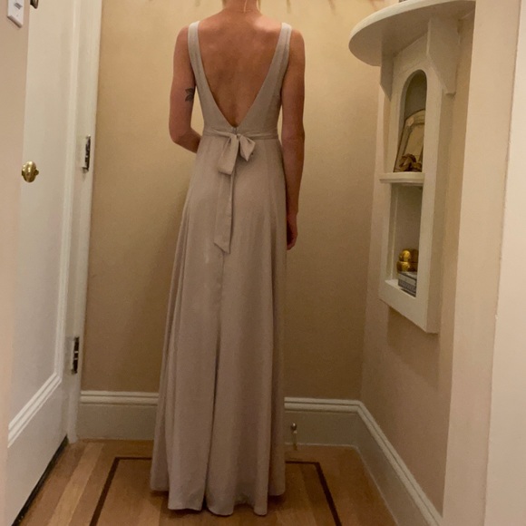 Show Me Your Mumu Jenn Maxi Dress in Nude Size Small - Picture 7 of 7